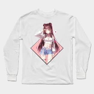 Cute Anime Girl Long Sleeve T-Shirt